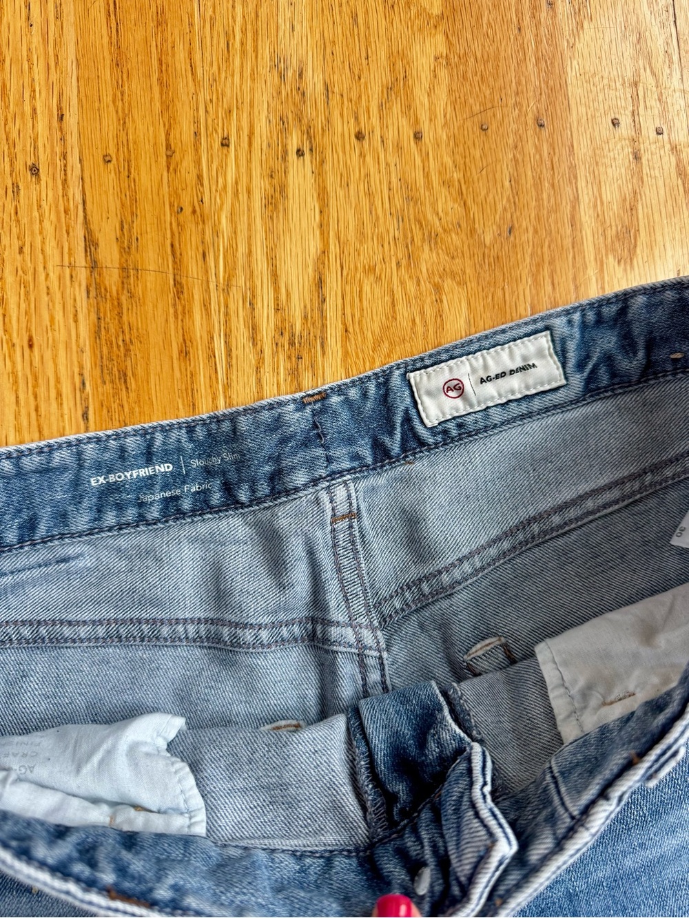 AG Adriano Goldschmied Women's Ex Boyfriend Slouchy Slim Jeans Size 30 - Picture 8 of 8